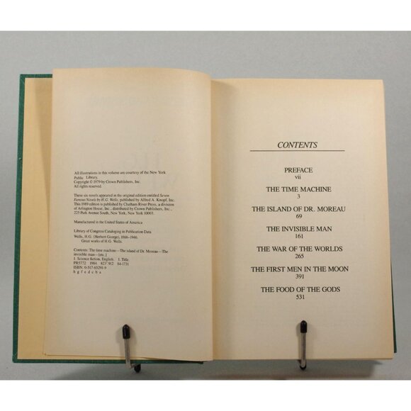 H. G. Wells 6 Stories: The Time Machine, Island of Dr. Moreau, War of the Worlds - Picture 4 of 8